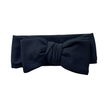Load image into Gallery viewer, Baby Cotton Headband Bow. Eco-friendly, babies, newborns, kids, toddlers, girls, Dubai, Abu Dhabi, UAE