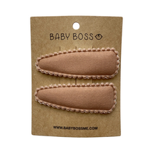 Load image into Gallery viewer, Kids hair clip, baby hair clip, hair accessories for girls, girl hair accessories, kids hair accessories, baby hair accessories, baby hair pin, baby hair clip, eco-friendly baby hair accessories, eco-friendly kids hair accessories, cotton hair clip, cotton hair pin, Dubai, Abu Dhabi, UAE