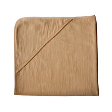 Load image into Gallery viewer, Baby Boss Baby Hooded Towel is made from extra soft, non-irritable and absorbent 4-layered organic cotton muslin which is perfect for wrapping your baby boss after their bath time. The towel contains no harmful dye or chemicals and is suitable for newborns and toddlers alike. The generous size of the towel and the practical hood ensure that your baby is kept dry and warm from head to toe. Dubai, Abu Dhabi, UAE