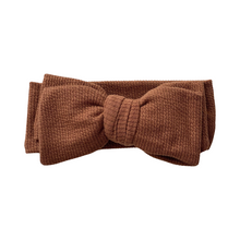 Load image into Gallery viewer, Baby Cotton Headband Bow. Eco-friendly, babies, newborns, kids, toddlers, girls, Dubai, Abu Dhabi, UAE
