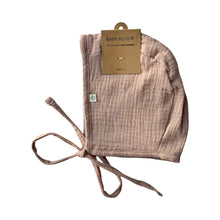 Load image into Gallery viewer, Muslin Baby Bonnet (3 colours)
