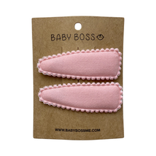 Load image into Gallery viewer, Kids hair clip, baby hair clip, hair accessories for girls, girl hair accessories, kids hair accessories, baby hair accessories, baby hair pin, baby hair clip, eco-friendly baby hair accessories, eco-friendly kids hair accessories, cotton hair clip, cotton hair pin, Dubai, Abu Dhabi, UAE
