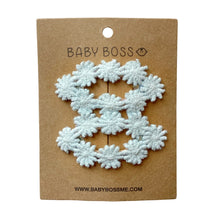 Load image into Gallery viewer, Kids hair clip, baby hair clip, hair accessories for girls, girl hair accessories, kids hair accessories, baby hair accessories, baby hair pin, baby hair clip, eco-friendly baby hair accessories, eco-friendly kids hair accessories, cotton hair clip, cotton hair pin, Dubai, Abu Dhabi, UAE
