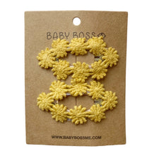 Load image into Gallery viewer, Kids hair clip, baby hair clip, hair accessories for girls, girl hair accessories, kids hair accessories, baby hair accessories, baby hair pin, baby hair clip, eco-friendly baby hair accessories, eco-friendly kids hair accessories, cotton hair clip, cotton hair pin, Dubai, Abu Dhabi, UAE
