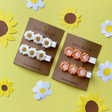 Load image into Gallery viewer, Kids hair clip, baby hair clip, hair accessories for girls, girl hair accessories, kids hair accessories, baby hair accessories, baby hair pin, baby hair clip, eco-friendly baby hair accessories, eco-friendly kids hair accessories, cotton hair clip, cotton hair pin, Dubai, Abu Dhabi, UAE
