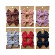 Load image into Gallery viewer, Kids hair clip, baby hair clip, hair accessories for girls, girl hair accessories, kids hair accessories, baby hair accessories, baby hair pin, baby hair clip, eco-friendly baby hair accessories, eco-friendly kids hair accessories, cotton hair clip, cotton hair pin, hair tie, girls hair tie, girls hair tie bow, Dubai, Abu Dhabi, UAE
