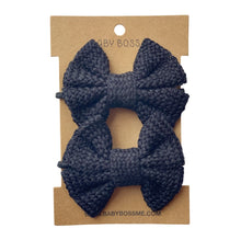 Load image into Gallery viewer, Kids hair clip, baby hair clip, hair accessories for girls, girl hair accessories, kids hair accessories, baby hair accessories, baby hair pin, baby hair clip, eco-friendly baby hair accessories, eco-friendly kids hair accessories, cotton hair clip, cotton hair pin, hair tie, girls hair tie, girls hair tie bow, Dubai, Abu Dhabi, UAE
