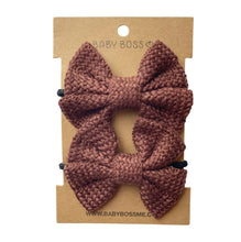 Load image into Gallery viewer, Kids hair clip, baby hair clip, hair accessories for girls, girl hair accessories, kids hair accessories, baby hair accessories, baby hair pin, baby hair clip, eco-friendly baby hair accessories, eco-friendly kids hair accessories, cotton hair clip, cotton hair pin, hair tie, girls hair tie, girls hair tie bow, Dubai, Abu Dhabi, UAE
