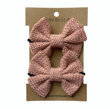 Load image into Gallery viewer, Kids hair clip, baby hair clip, hair accessories for girls, girl hair accessories, kids hair accessories, baby hair accessories, baby hair pin, baby hair clip, eco-friendly baby hair accessories, eco-friendly kids hair accessories, cotton hair clip, cotton hair pin, hair tie, girls hair tie, girls hair tie bow, Dubai, Abu Dhabi, UAE
