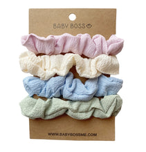 Load image into Gallery viewer, Kids hair tie, kids hair scrunchie, eco-friendly, hair accessories for girls, girls hair accessories, girls hair ties, cute hair accessories for girls, Dubai, Abu Dhabi, UAE
