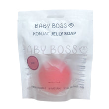 Load image into Gallery viewer, Baby Boss ME konjac jelly soap made of natural ingredients and is 100% biodegradable. The soap is suitable for the whole family and all skin types, including sensitive, making it safe also for infants. The soap is hydrating, non-irritating and contains no soap base or artificial colours. The colours are derived from natural plant extracts. The ball shape and soft texture of the soap are making it fun for kids to use. Being soap free, it also has less foam and is easier to rinse off.

Dubai, UAE
