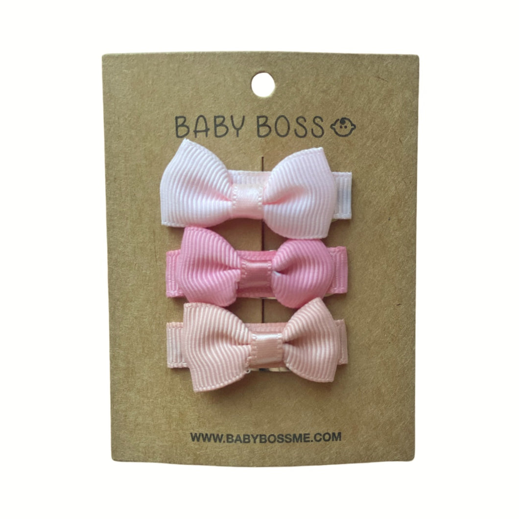Mini Baby Hair Clip Bow Set Babies Girls Baby Boss ME