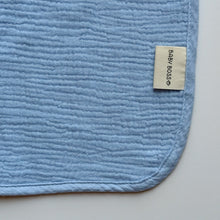 Load image into Gallery viewer, Baby Boss Baby Hooded Towel is made from extra soft, non-irritable and absorbent 4-layered organic cotton muslin which is perfect for wrapping your baby boss after their bath time. The towel contains no harmful dye or chemicals and is suitable for newborns and toddlers alike. The generous size of the towel and the practical hood ensure that your baby is kept dry and warm from head to toe. Dubai, Abu Dhabi, UAE
