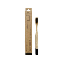Load image into Gallery viewer, Baby Boss ME toothbrush is a sustainable alternative to regular non-recyclable plastic toothbrushes. The biodegradable handle is made of BPA free, organic and sustainably-grown bamboo, and for the bristles we have used extra soft BPA free nylon. Eco-friendly kids toothbrush, toddler toothbrush. Dubai, Abu Dhabi, UAE.
