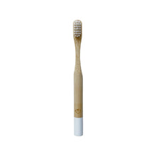 Load image into Gallery viewer, Baby Boss ME toothbrush is a sustainable alternative to regular non-recyclable plastic toothbrushes. The biodegradable handle is made of BPA free, organic and sustainably-grown bamboo, and for the bristles we have used extra soft BPA free nylon. Eco-friendly kids toothbrush, toddler toothbrush. Dubai, Abu Dhabi, UAE.
